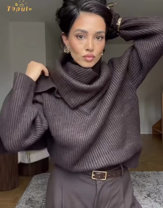 Moteriškas Laisvalaikio Megztinis